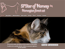 Tablet Screenshot of norwegian-cat.com
